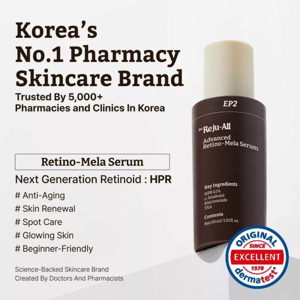 [Rejuall] EP2 HPR Retino-Mela 精華 Serum 50ml Dr.Reju-All(現貨)-細節圖2