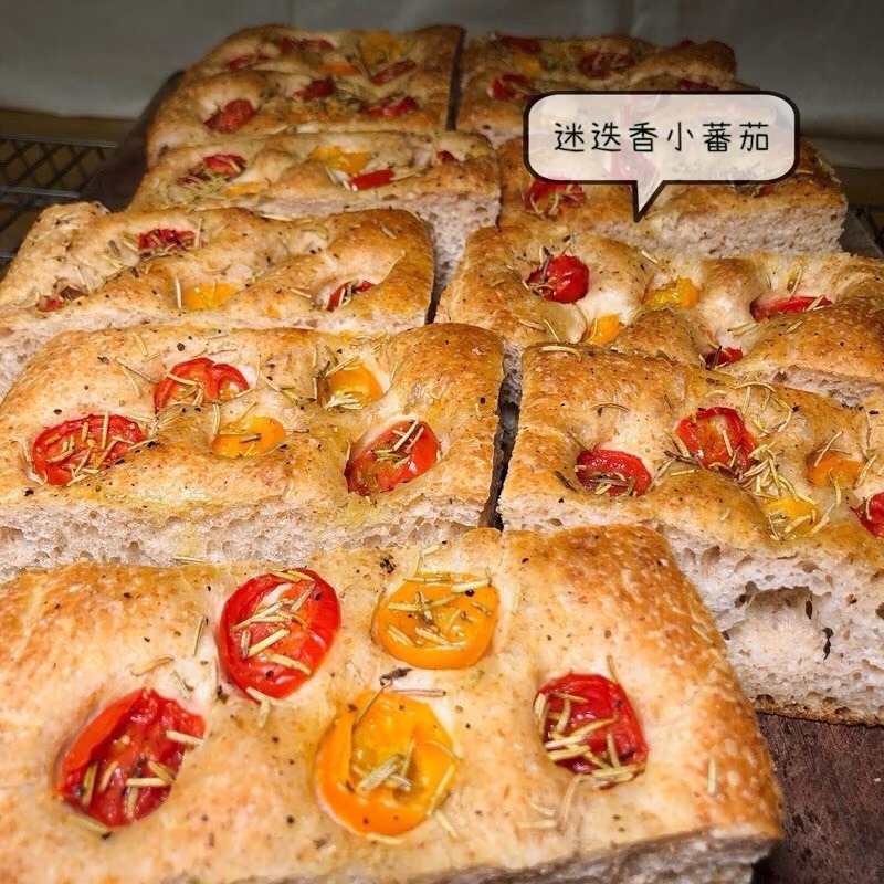 【🇮🇹義大利爸爸】全麥義式佛卡夏｜Focaccia｜無糖/全素/全麥｜手工麵包｜佛卡夏麵包-規格圖1