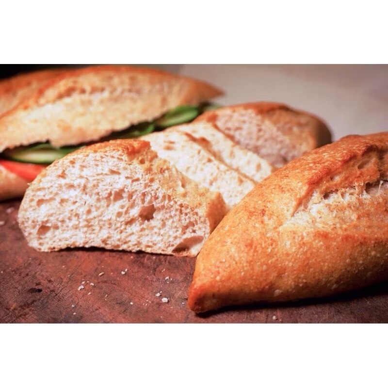 【🇮🇹義大利爸爸烘焙】胖胖法國麵包｜法國長棍短棍｜無糖原味｜全麥粉｜佐餐麵包-細節圖2