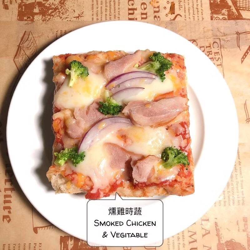 【🇮🇹義大利爸爸】方形厚切🍕羅馬披薩| 義式手作披薩｜早餐小朋友點心｜冷凍小披薩 瑪格麗特-規格圖1