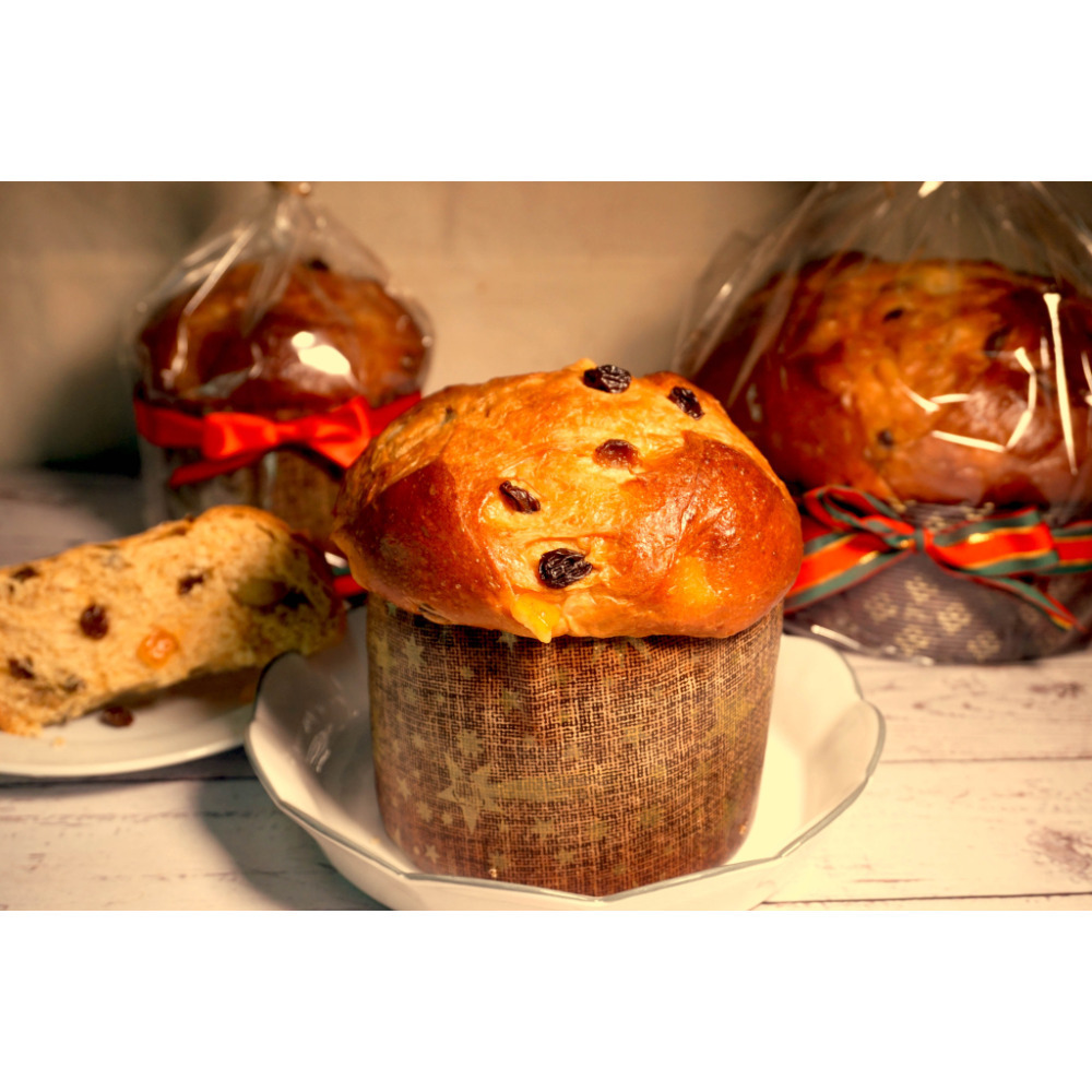 【🇮🇹義大利爸爸】聖誕水果麵包 Panettone 潘娜朵尼  義大利麵包 新鮮烘焙 口感溼潤 水果增量聖誕禮物-規格圖6