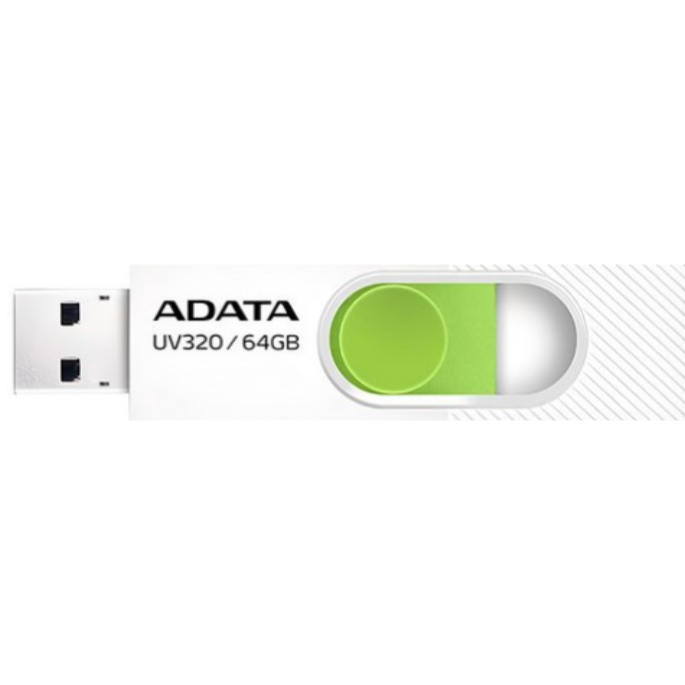 ADATA 威剛 UV320 64GB USB 3.2 高速隨身碟 清新白綠-細節圖3
