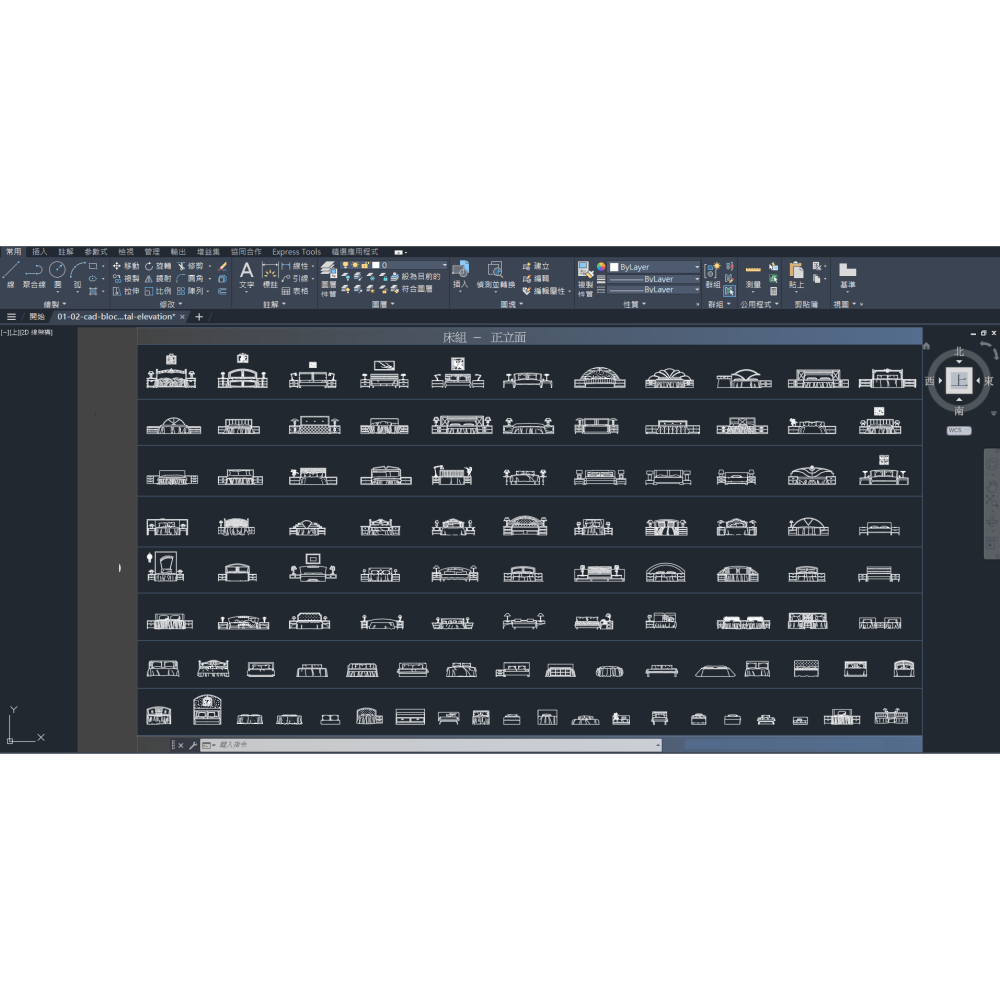 Cad Blocks圖庫1/3/46-室內/建築設計-床組-(附/贈送64G USB)-下單前必詳閱 [商品描述]-細節圖3