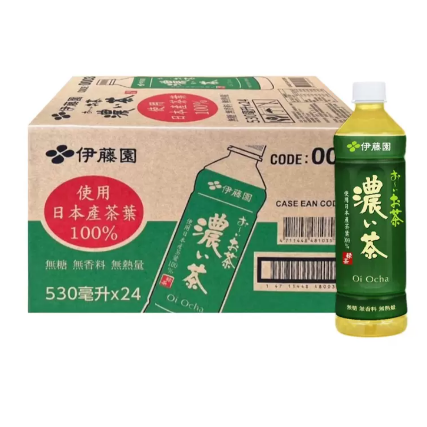 [ 好市多costco代購 ] Ito-En 伊藤園 濃綠茶 530毫升 X 24瓶 商品編號:#98271-細節圖3