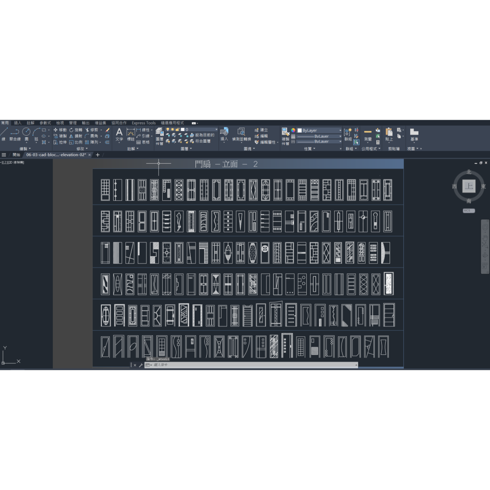 Cad Blocks圖庫4/2/46-室內/建築設計-門/樓梯-平-立-迴旋梯(附/贈送64G USB)下單詳閱商品描述-細節圖3
