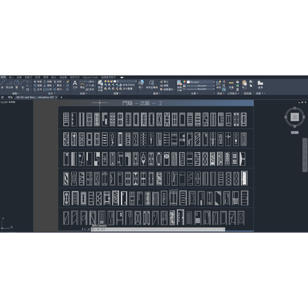 Cad Blocks圖庫4/2/46-室內/建築設計-門/樓梯-平-立-迴旋梯(附/贈送64G USB)下單詳閱商品描述-規格圖4