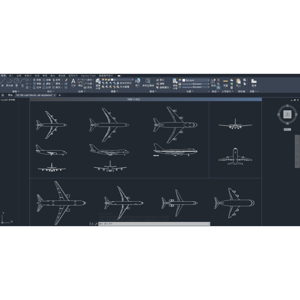 Cad Blocks圖庫9/4/46-室內/建築設計-施工用-重型汽車飛機圖(附/贈送64G USB)下單詳閱-商品描述-細節圖3