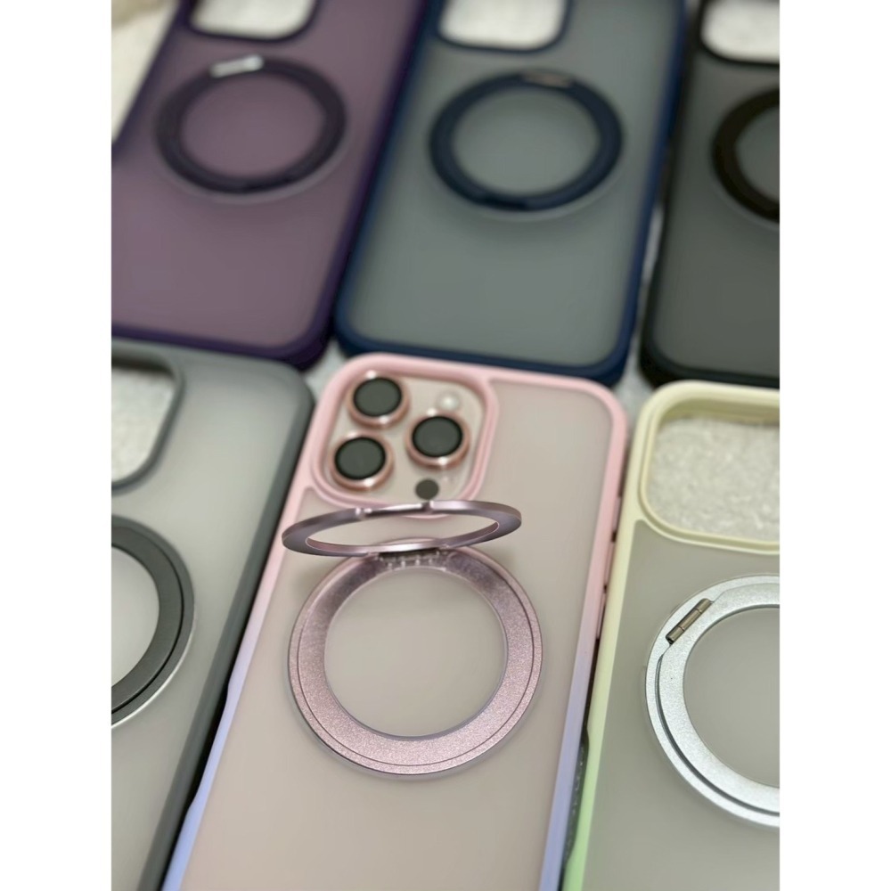 📱360度支架霧面磨砂殼✔不沾指紋、不反光｜下單備註型號-細節圖2