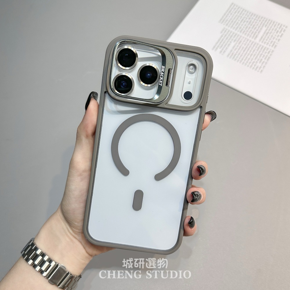 📱素色防摔鏡頭支架磁吸殼｜下單備註型號-規格圖3