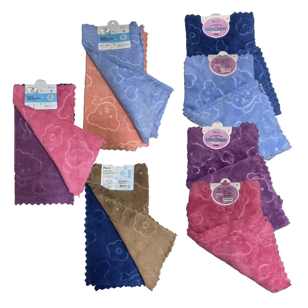 珊瑚絨抹布 擦車布 吸水布 抹布【Ho覓好物】百潔布 洗碗布 洗碗巾 強力吸水抹布 廚房抹布不沾油 不掉毛抹布-細節圖2