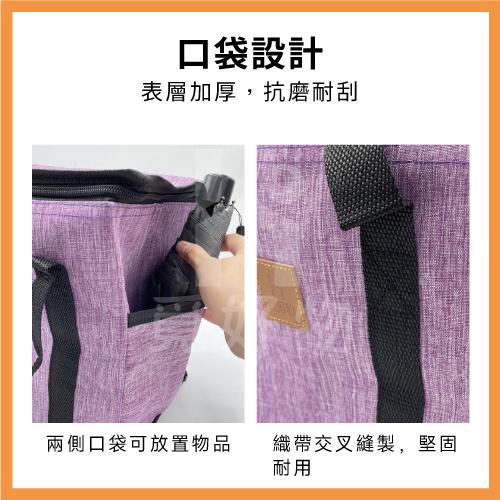 防水保溫袋 保溫保冰袋 14L【十倍蝦幣】【Ho覓好物】大容量 野餐袋 外帶包 購物袋 露營必備 野餐 保冷袋-細節圖3