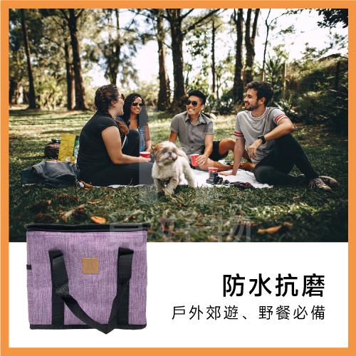 防水保溫袋 保溫保冰袋 14L【十倍蝦幣】【Ho覓好物】大容量 野餐袋 外帶包 購物袋 露營必備 野餐 保冷袋-細節圖5