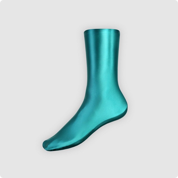 【特物魔屋】MJINM美優美 襪子 油亮光澤彩色 緊身氨綸運動家居無痕高彈力 高筒襪 長襪 中長襪 亮襪-規格圖6