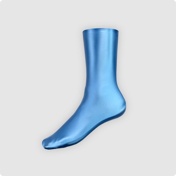 【特物魔屋】MJINM美優美 襪子 油亮光澤彩色 緊身氨綸運動家居無痕高彈力 高筒襪 長襪 中長襪 亮襪-規格圖6