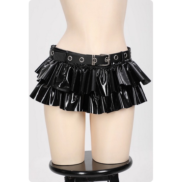 【特物魔屋】爆了個兔 COSPLAY角色扮演 小惡魔貓咪護士 可愛萌爪獸爪 PU漆皮馬甲吊帶開胸丁字-規格圖8