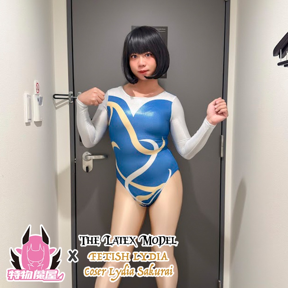 【特物魔屋】LIUHUO 連身彈力長袖高叉體操服 表演服 演出服 訓練服 舞台服-細節圖6