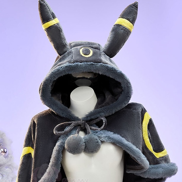 月亮伊布斗篷-灰