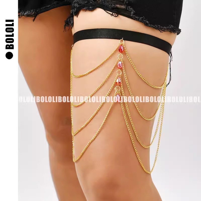 【特物魔屋｜賣家實穿】BOLOLI獨立設計 COSPLAY 古埃及阿努比斯胡狼套裝 高叉緊身網紗透膚綁帶-規格圖9