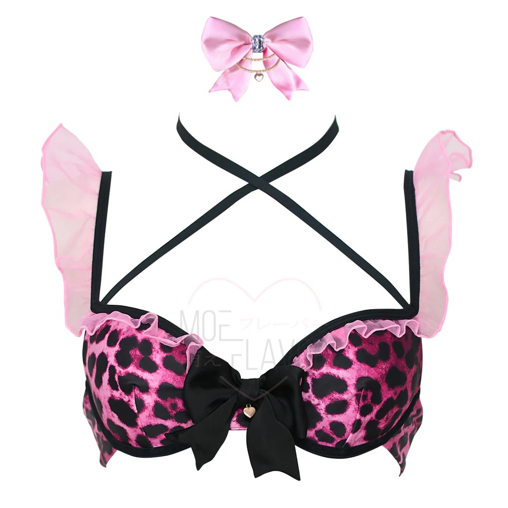 Pink粉紅色豹紋 上身