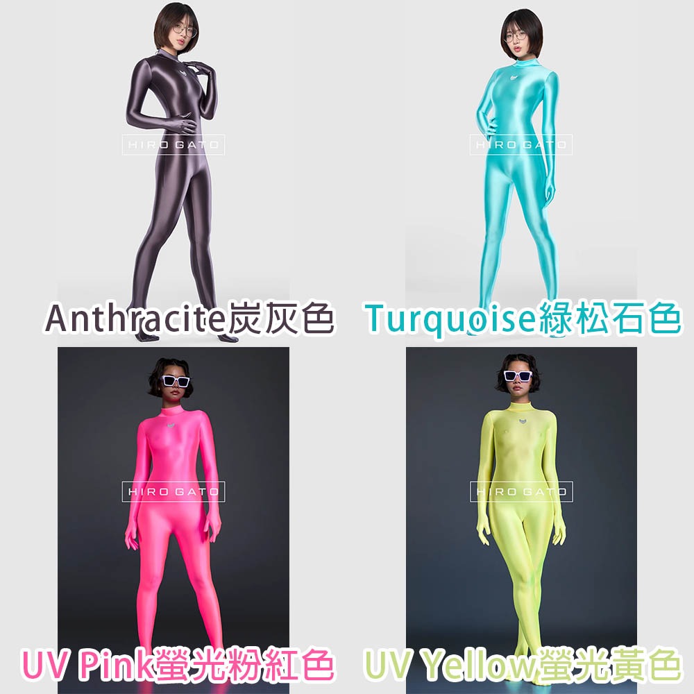 【特物魔屋】HIRO GATO 緞面氨綸連身緊身衣 高領包手包腳緊身衣 背後拉鍊緊身衣 泳衣泳裝 可客製化-細節圖5