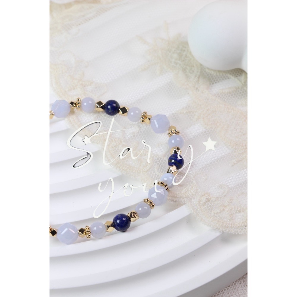設計款手鏈-星藍秘語-細節圖3