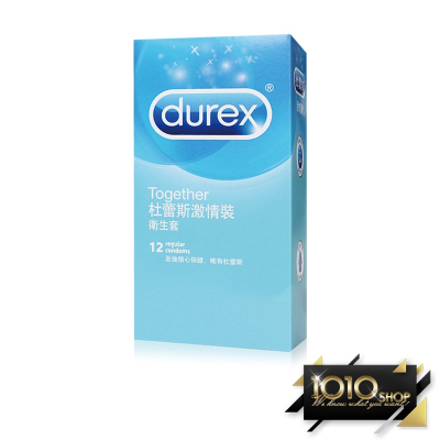 【1010SHOP】杜蕾斯 Durex 激情裝 52.5mm 保險套 12入/ 單盒 避孕套 安全套 衛生套 家庭計畫