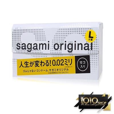 【1010SHOP】相模元祖 Sagami 002 12入 超激薄 加大尺寸 58mm 保險套 避孕套 衛生套 安全套