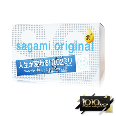 【1010SHOP】相模元祖 Sagami 002 20入超激薄 超潤滑 55mm 保險套 避孕套 衛生套 安全套