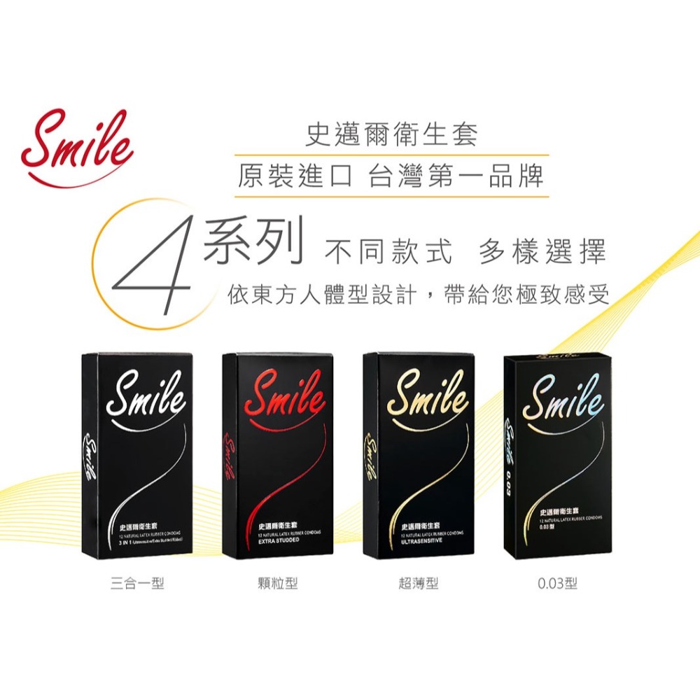 【1010SHOP】史邁爾 Smile 極薄款 0.03型/超薄/顆粒/三合一 51mm 保險套 衛生套 安全套 避孕套-細節圖2