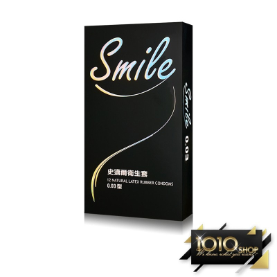 【1010SHOP】史邁爾 Smile 極薄款 0.03型 51mm 保險套 12入 / 單盒 衛生套 安全套 避孕套