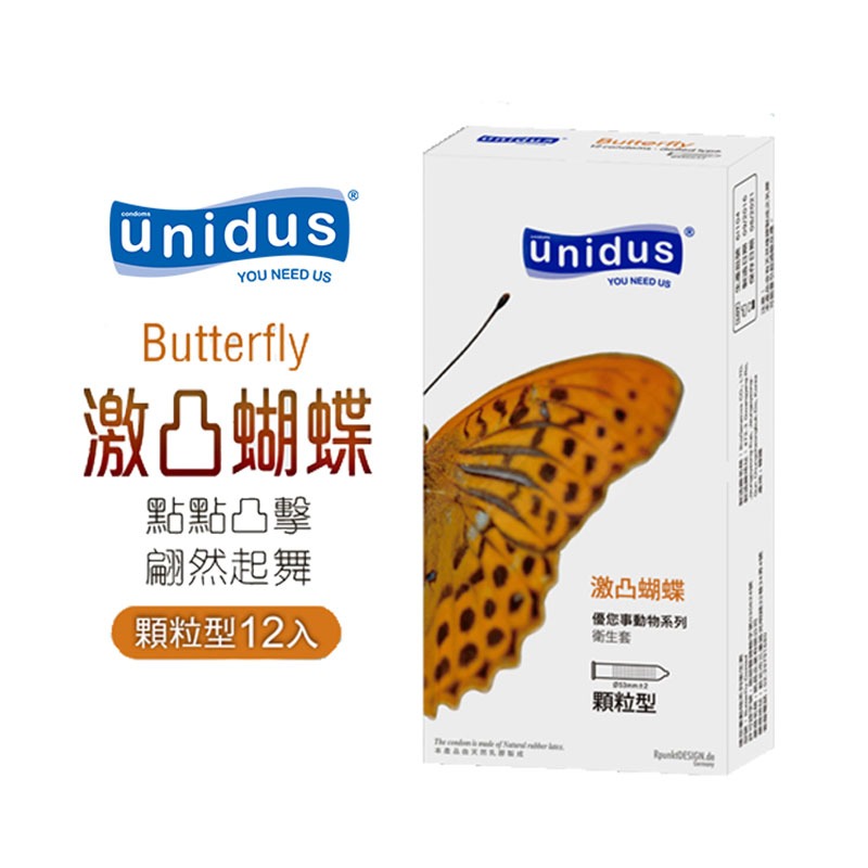 激凸蝴蝶顆粒型