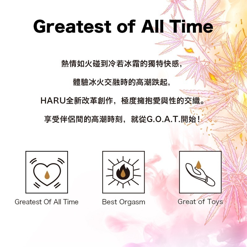 【1010SHOP】含春 HARU G.O.A.T. 大麻籽 冰火 高潮液 玫瑰 激潮露 30ml 提升液-細節圖3