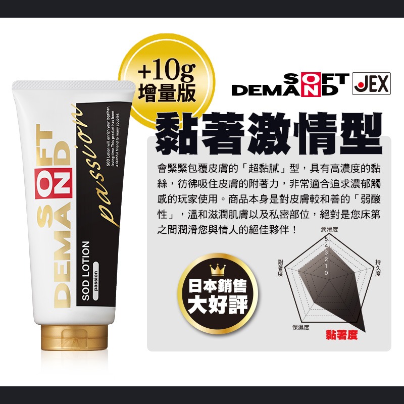【 1010SHOP 】日本 JEX SOD 長效滋潤/滑順滋潤/濃厚易洗/黏著激情 潤滑液 潤滑劑-細節圖8