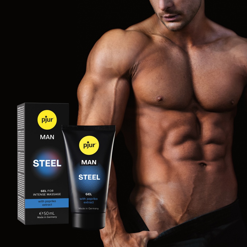 【1010SHOP】德國 pjur 碧宜潤 鋼鐵 英雄 男性 活力 保養 凝膠 50ml MAN STEEL Gel-細節圖2