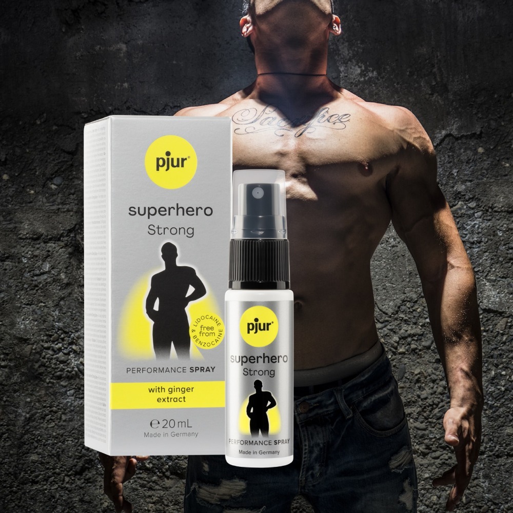 【1010SHOP】德國 pjur 碧宜潤 STRONG Spray 超級英雄 活力 提升 強效型 噴霧20ml-細節圖2