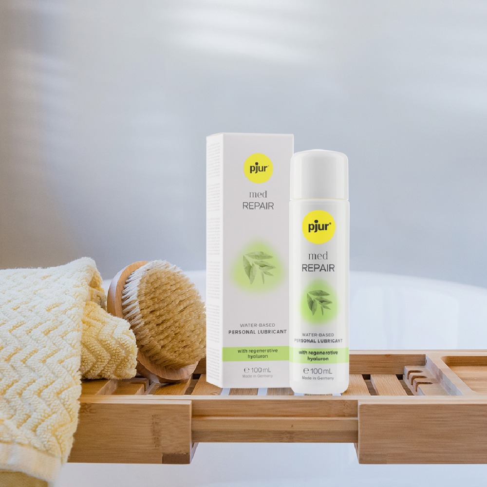 【1010SHOP】德國 pjur 碧宜潤  專業 抗敏 修護 水性潤滑液 100ml med REPAIR glide-細節圖3