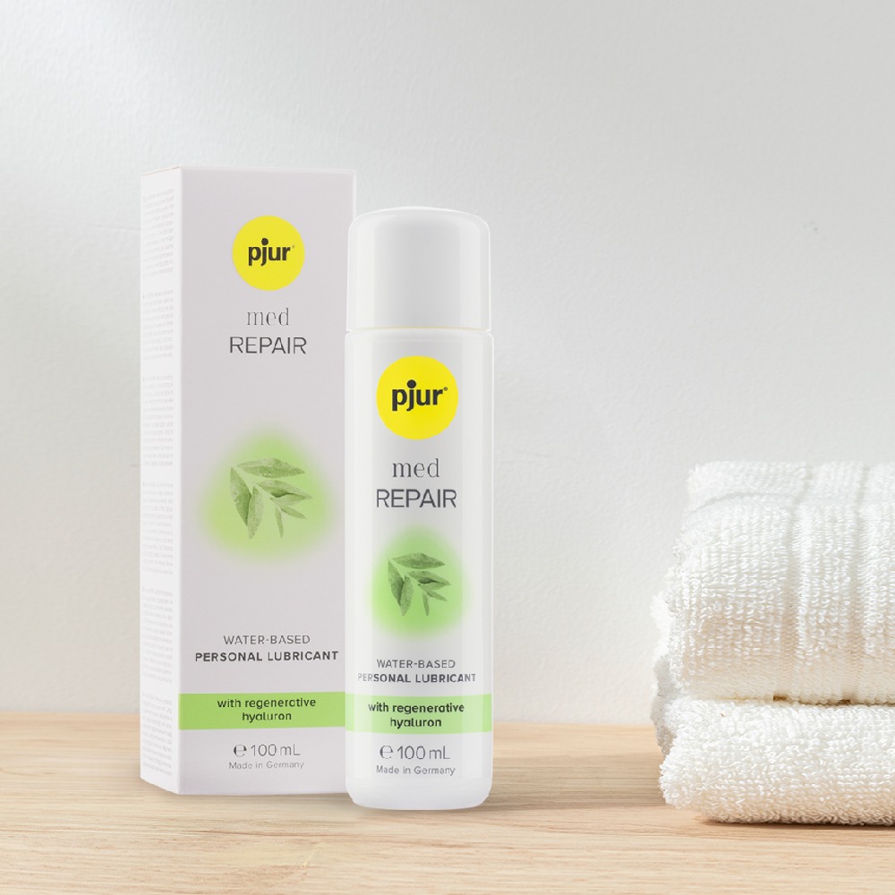 【1010SHOP】德國 pjur 碧宜潤  專業 抗敏 修護 水性潤滑液 100ml med REPAIR glide-細節圖5
