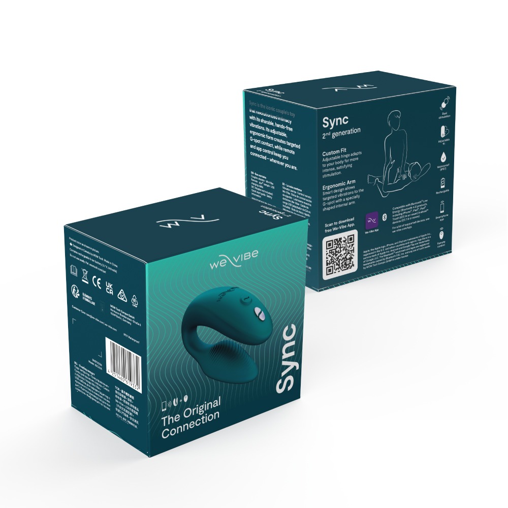 【1010SHOP】加拿大 We-Vibe Sync 2 APP 藍牙 雙人 共震器 外出型 遙控 跳蛋 粉/紫/深綠-細節圖7