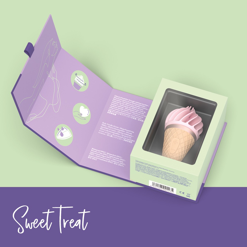 【1010SHOP】德國 Satisfyer SF Sweet Treat 轉轉 小甜筒 震動器 跳蛋 按摩棒 情趣用品-細節圖6