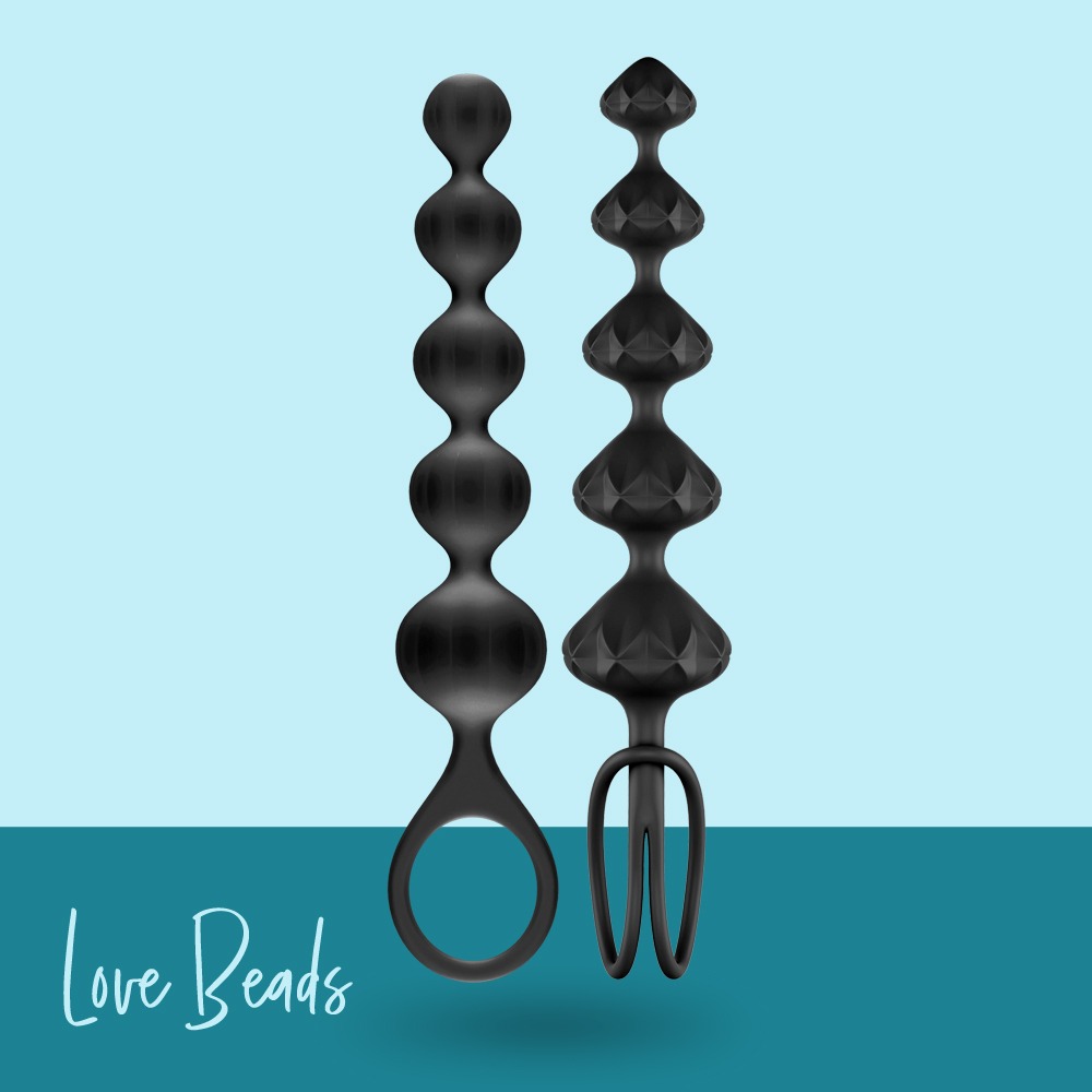 【1010SHOP】德國 Satisfyer SF Love Beads 後庭 拉珠 肛塞 2入 彩色 | 黑色 SM-細節圖4