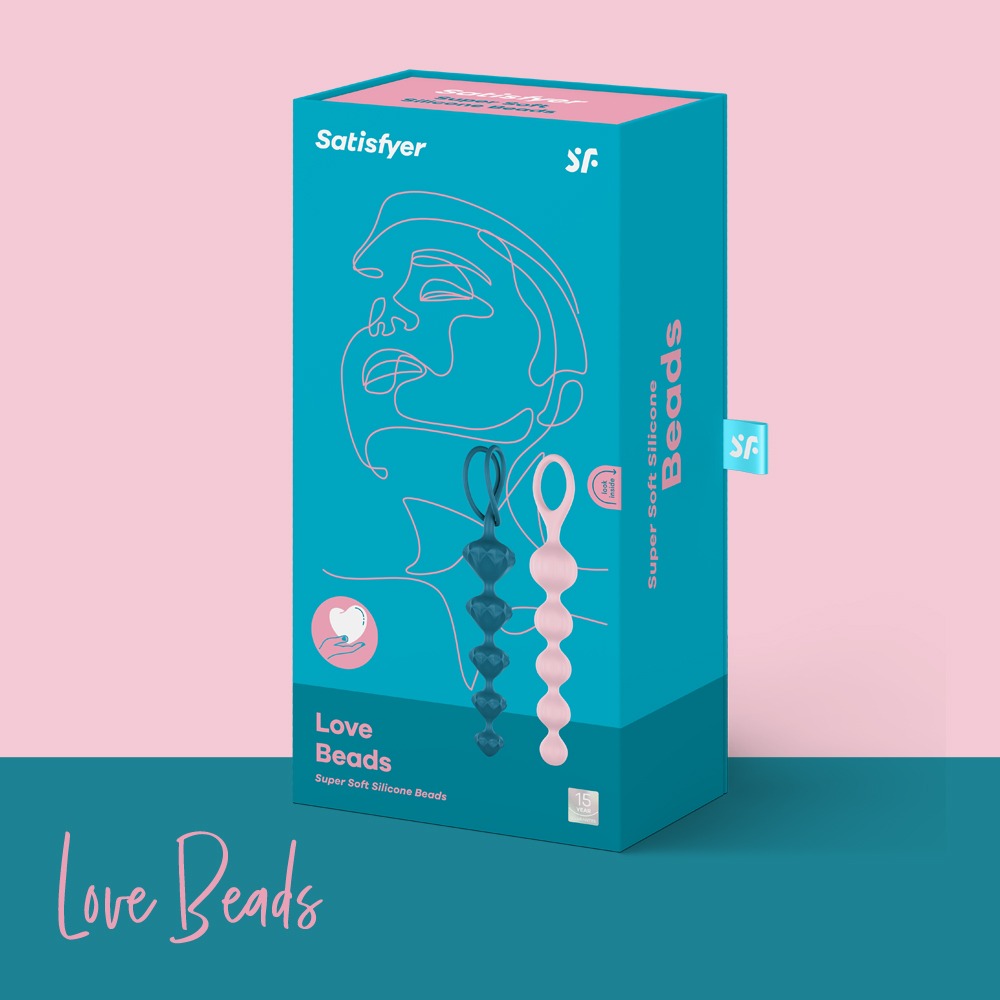 【1010SHOP】德國 Satisfyer SF Love Beads 後庭 拉珠 肛塞 2入 彩色 | 黑色 SM-細節圖9