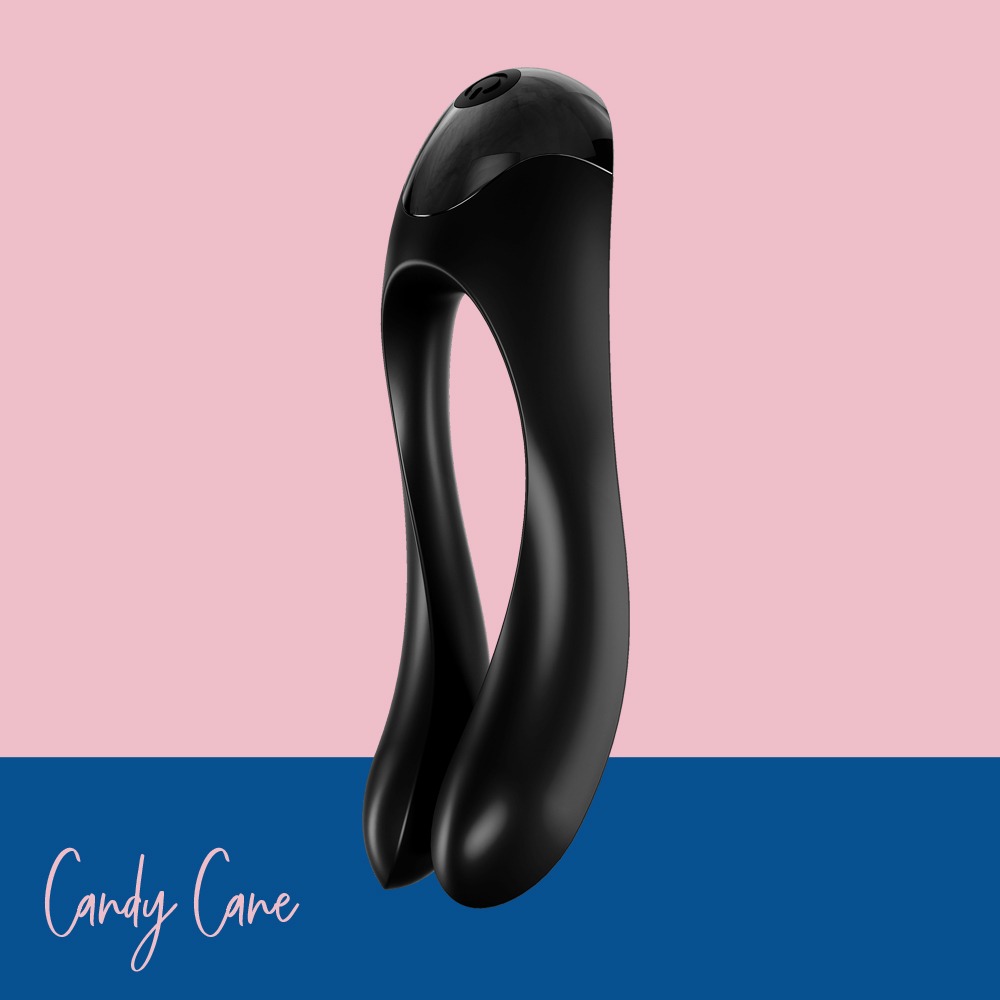 【1010SHOP】德國 Satisfyer SF Candy Cane 雙臂 震動器 | 黑 跳蛋 按摩棒 情趣用品-細節圖3