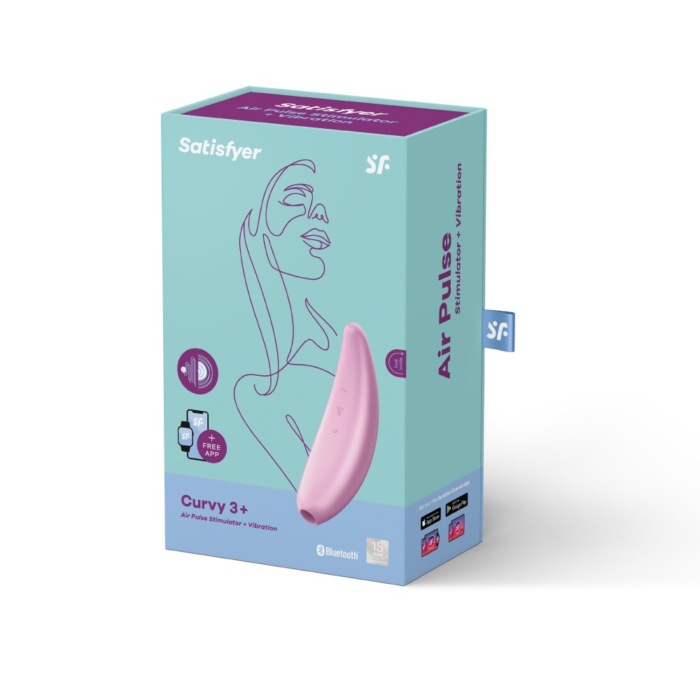 【1010SHOP】德國 Satisfyer SF Curvy 3+ 智能 吸吮 陰蒂 震動器  吸吮器 按摩棒 公司貨-細節圖9