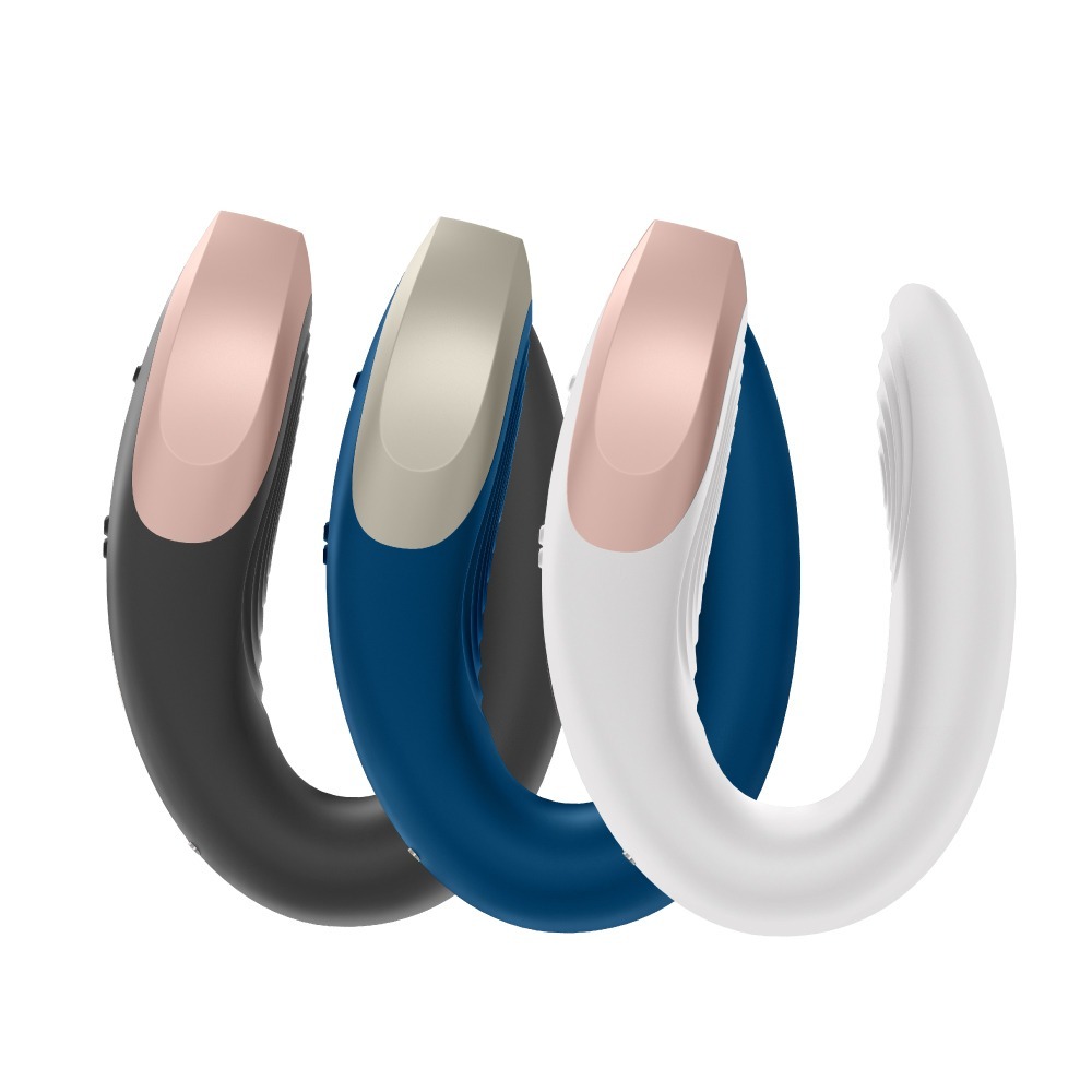 【1010SHOP】德國 Satisfyer SF Double Love 智能 APP 遙控 雙人 共震器 藍 | 黑-細節圖6