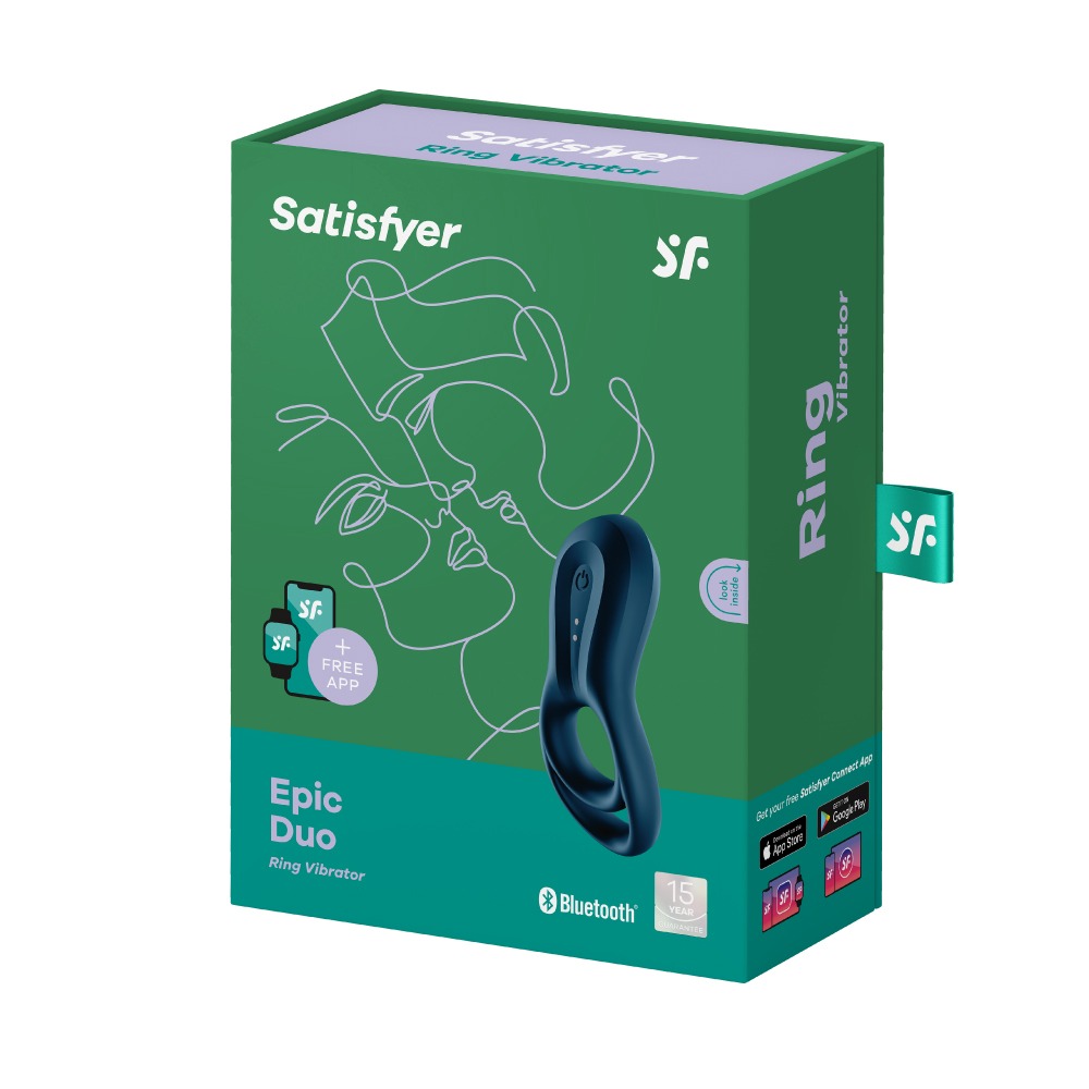 【1010SHOP】德國 Satisfyer SF Epic Duo 智能 APP 男士精力雙環 鎖精環 鍛鍊環 精力環-細節圖9