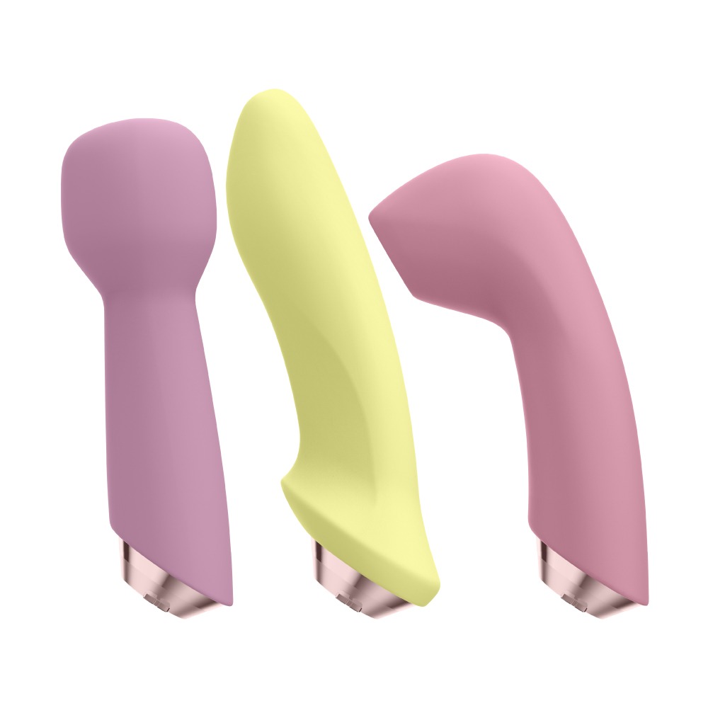 【1010SHOP】德國 Satisfyer SF Marvelous Four 超級驚奇吸吮按摩4件套組 (玫瑰金環)-細節圖4