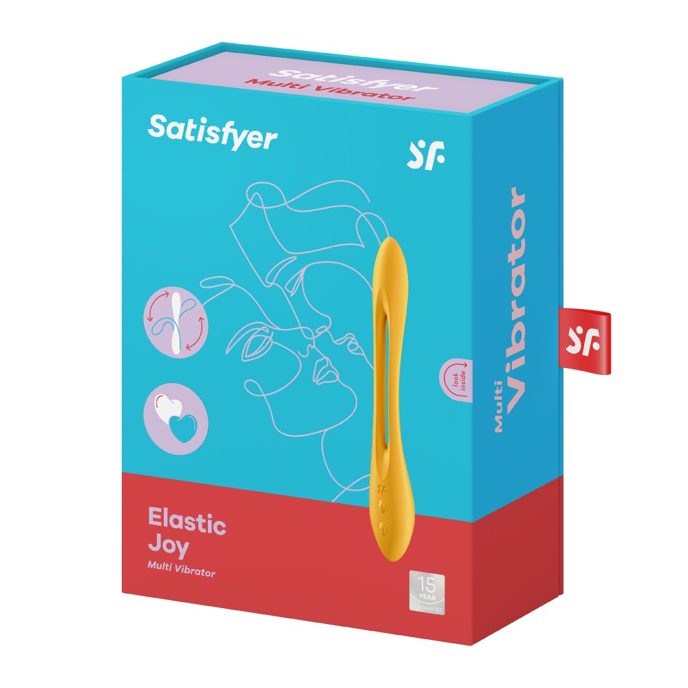 【1010SHOP】德國 Satisfyer SF Elastic Joy 靈活樂趣創意 雙人震動器 橘 | 紅 | 粉-細節圖8