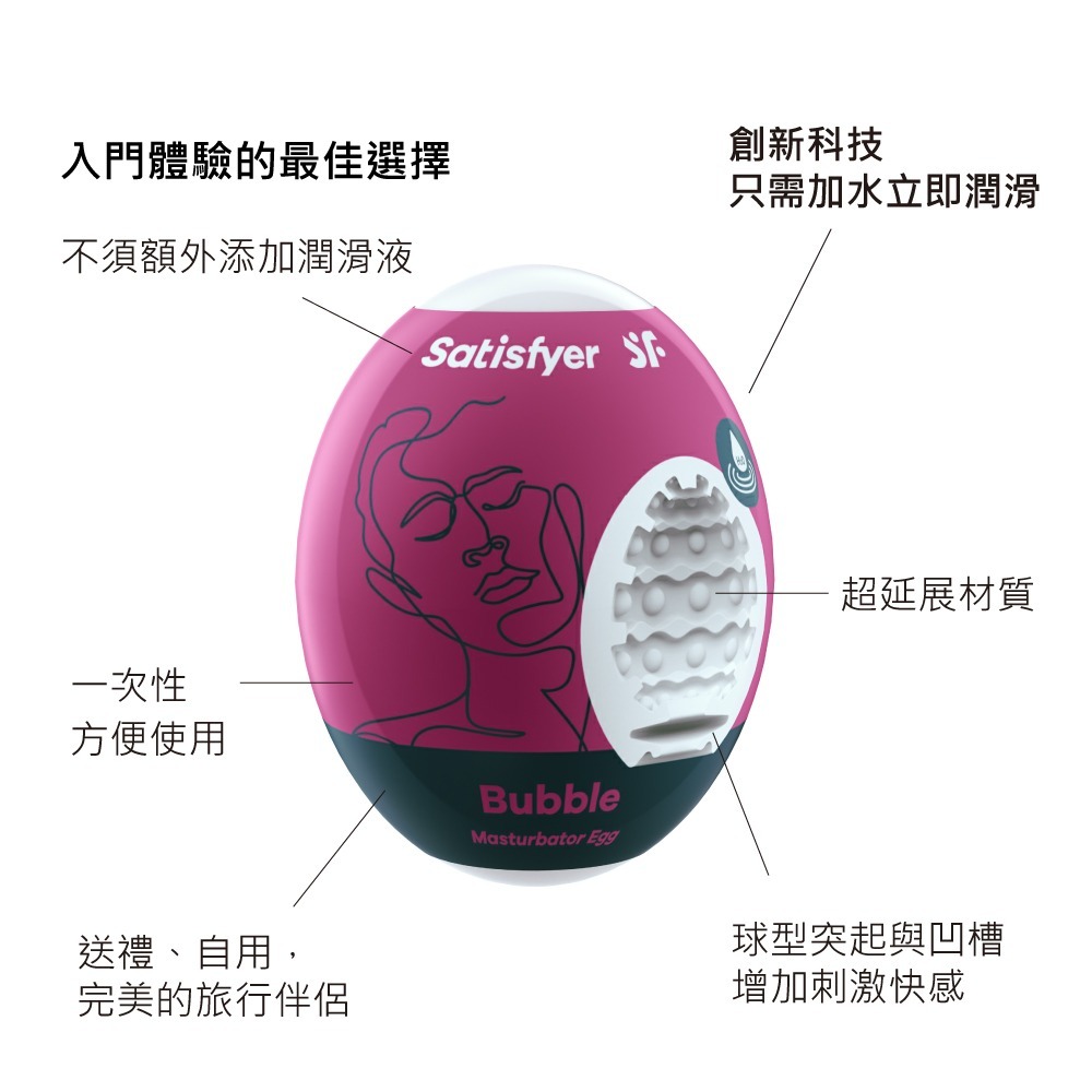 【1010SHOP】德國 Satisfyer SF 愉悅蛋 自慰蛋 飛機杯 自慰套 自慰杯 六款可選 無保固 一次性-細節圖3