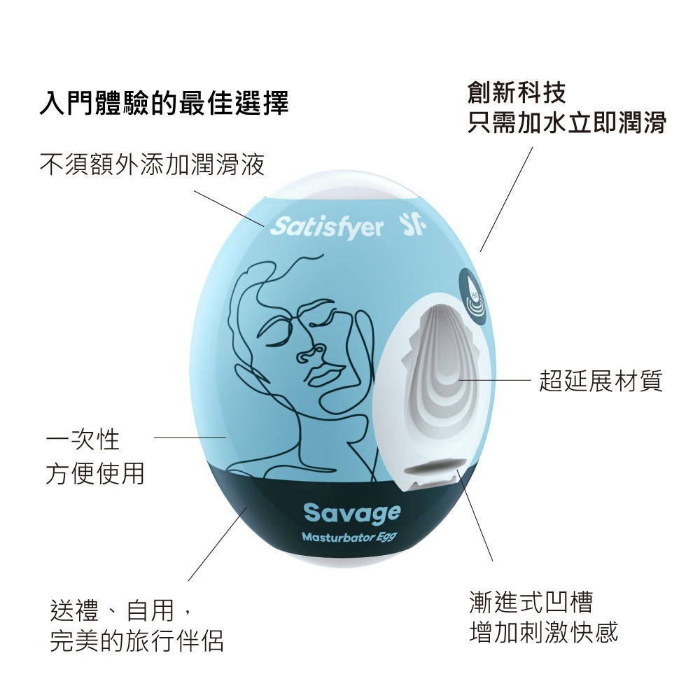 【1010SHOP】德國 Satisfyer SF 愉悅蛋 自慰蛋 飛機杯 自慰套 自慰杯 六款可選 無保固 一次性-細節圖8