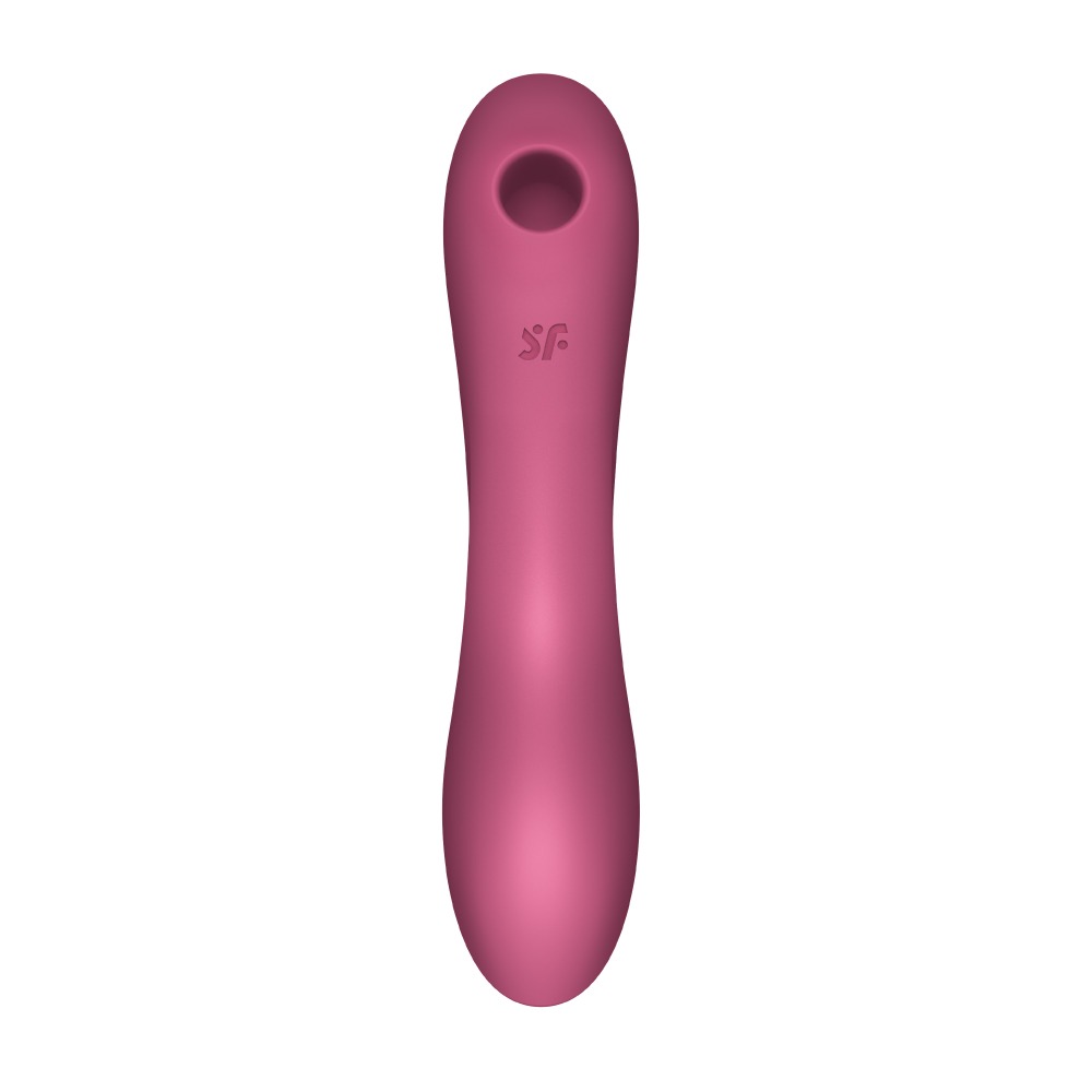 【1010SHOP】德國 Satisfyer Curvy Trinity 3 陰蒂吸吮+震動按摩棒 紅 | 灰 按摩棒-細節圖4